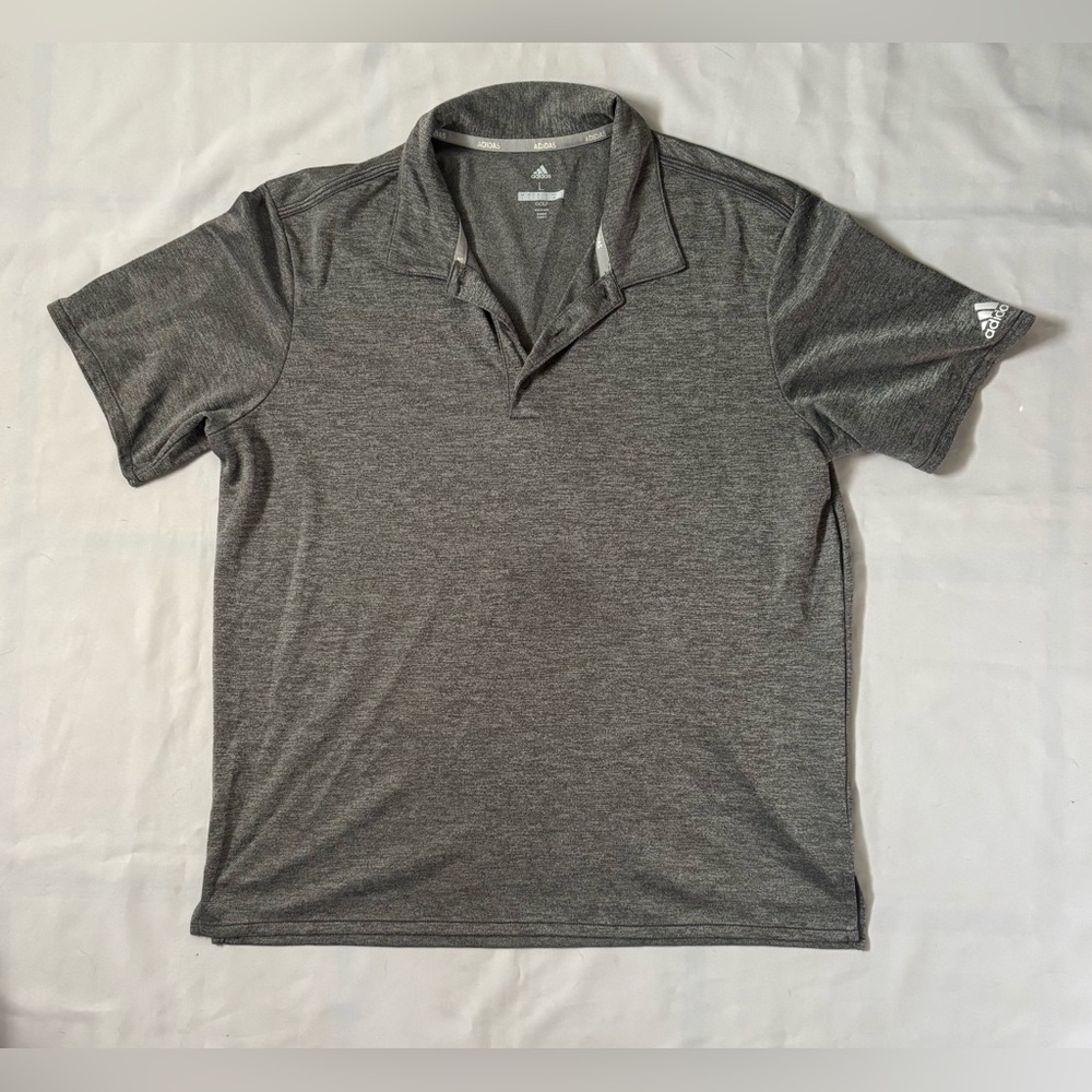 Adidas Men’s Golf Polo Shirt in Grey Sz L
